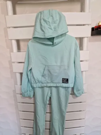 ensemble pull à capuche et jogging bleu clair Orchestra