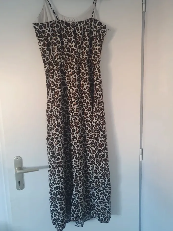 Robe longue fluide leopard - photo numéro 2