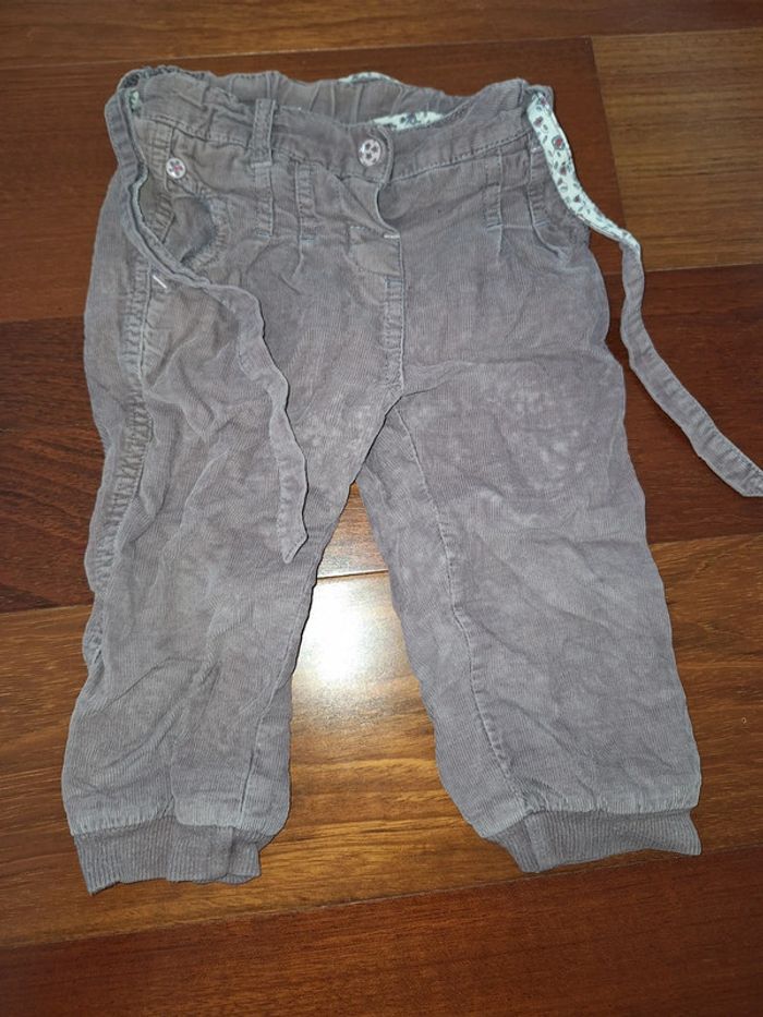 Pantalon violet 12 mois