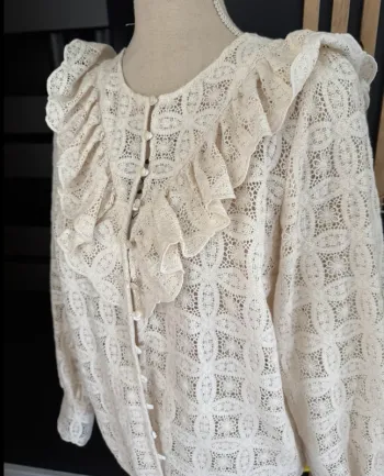 Chemise Sézane dentelle