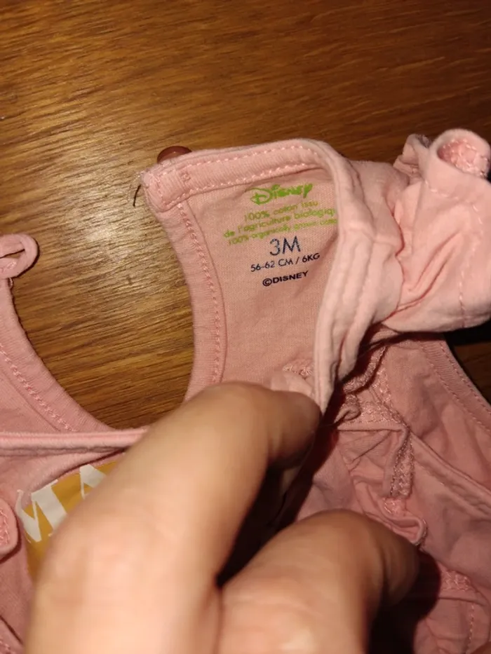 Combi-short disney taille 3 mois - photo numéro 4