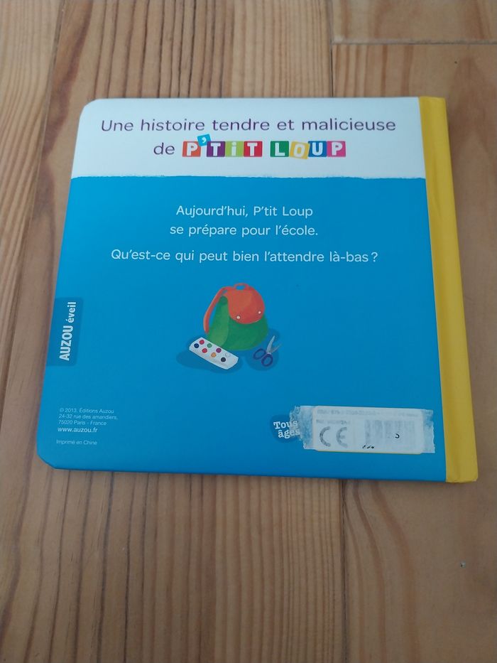 Livre P'tit Loup rentre à l'ecole - photo numéro 2