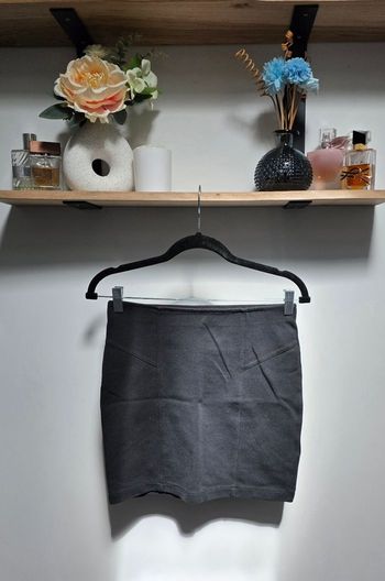 ​Pimkie Jupe Courte Noire Elastique Ajustée Taille S 36 Basique Tendance