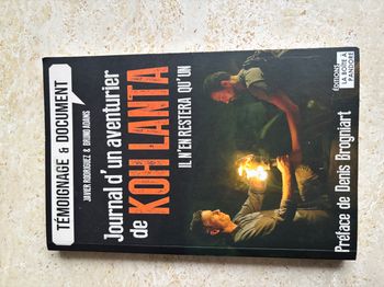 LIVRE "JOURNAL D'UN AVENTURIER DE KOH LANTA" - JAVIER RODRIGUEZ & BRUNO ADAMS