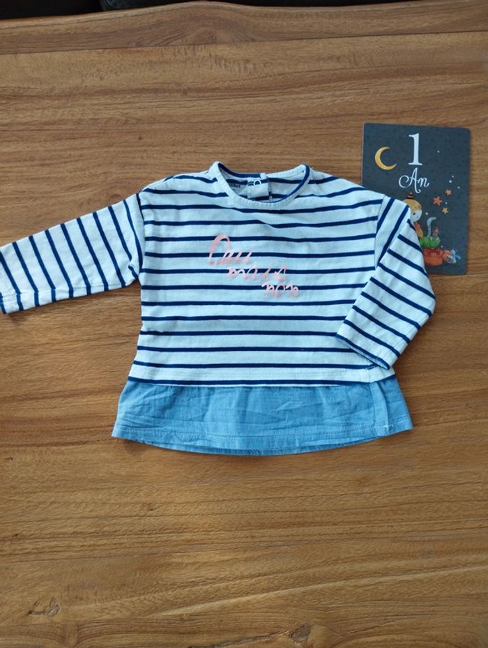 Maillot ml Vertbaudet 12 mois