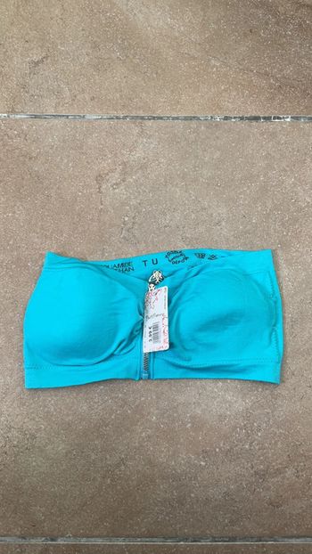 Bustier turquoise TU NEUF (n°30)