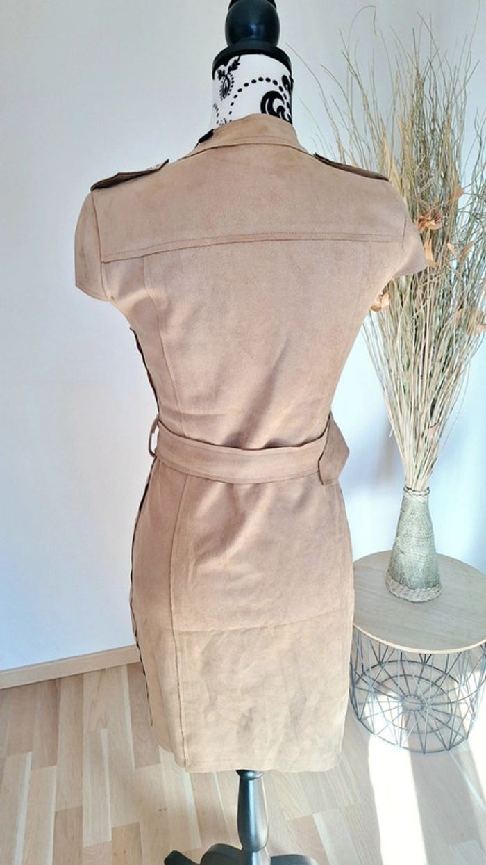 Magnifique! Élégante robe femme en peau de pêche taille 36 - photo numéro 5