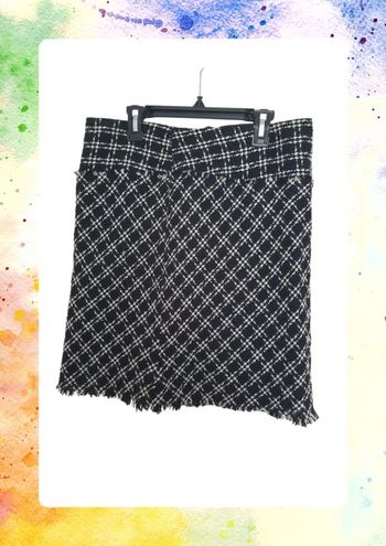 Jupe noire blanche carreaux taille M 38 jny