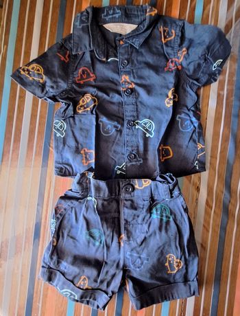 Ensemble bébé chemise short