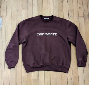 Sweatshirt Carhartt bordeaux taille L
