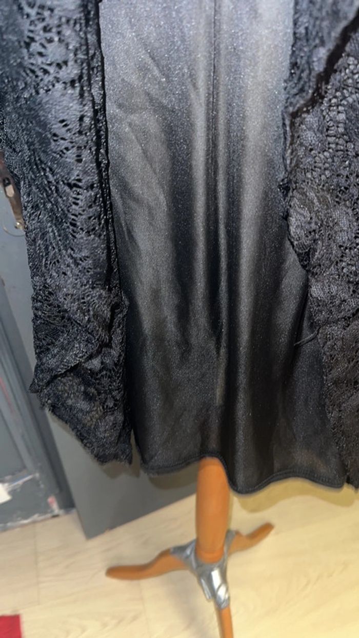 Superbe robe noire dentelle, Manoukian, taille 40 - photo numéro 5