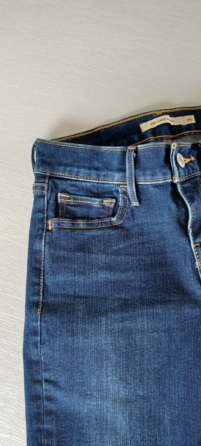 Pantalon jeans élastique femme taille xs levi's - photo numéro 9