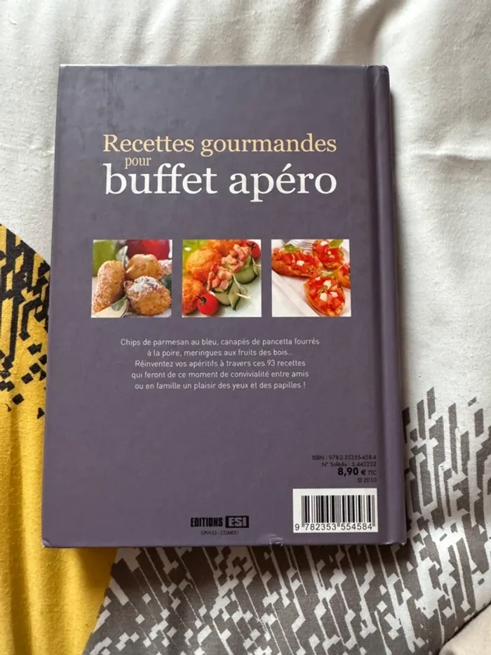 Livre de recettes gourmandes pour buffet apéro - photo numéro 2