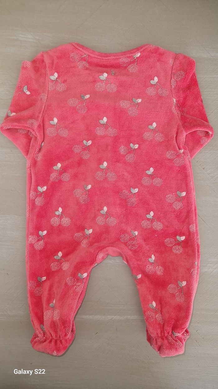 Pyjama coton velours OBAÏBI 1M/53CM - photo numéro 2