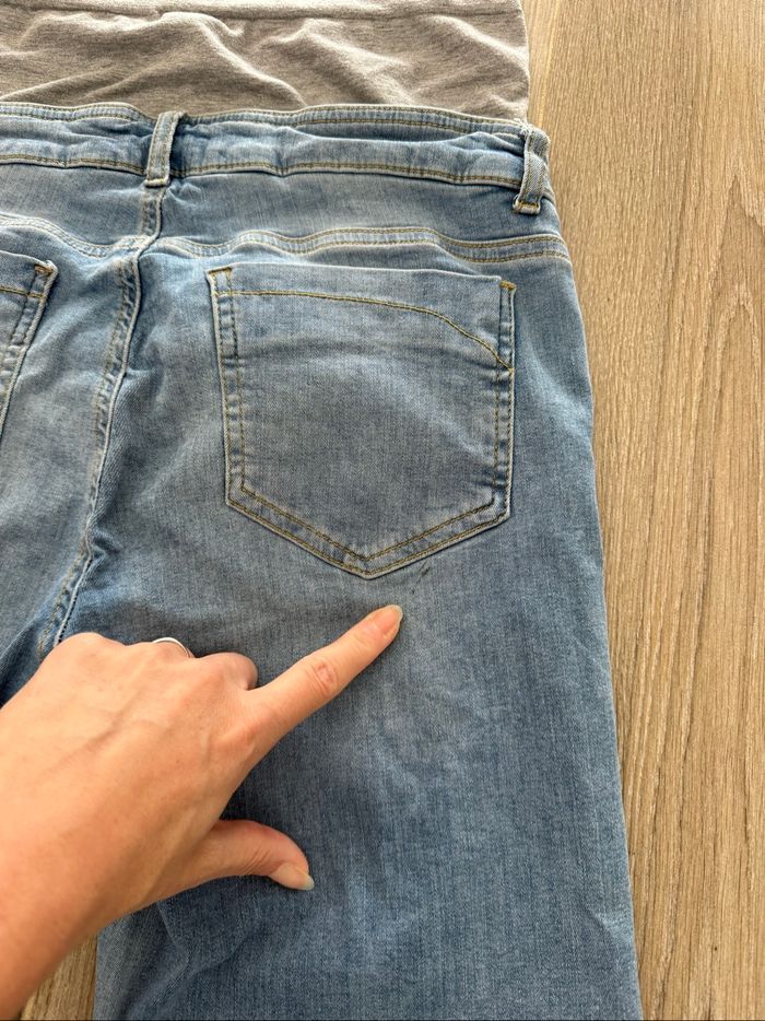 Joli short en jeans mamalicious grossesse T28 US - photo numéro 9