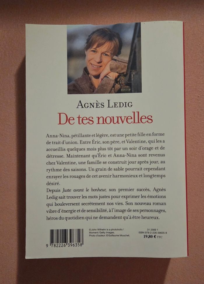 Livre De tes nouvelles - Agnès Ledig - photo numéro 2
