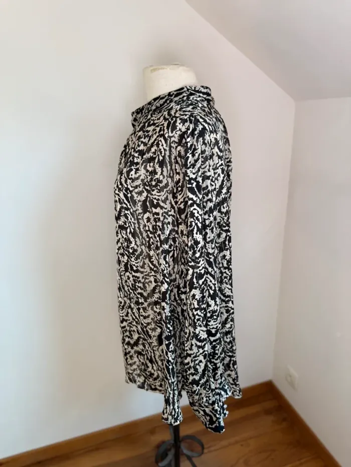 superbe blouse fluide H&M 44 🌸 XXL - photo numéro 4
