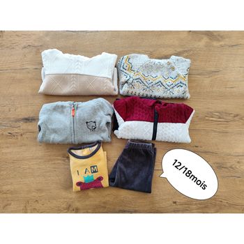 Lot vêtements 12/18mois garçon