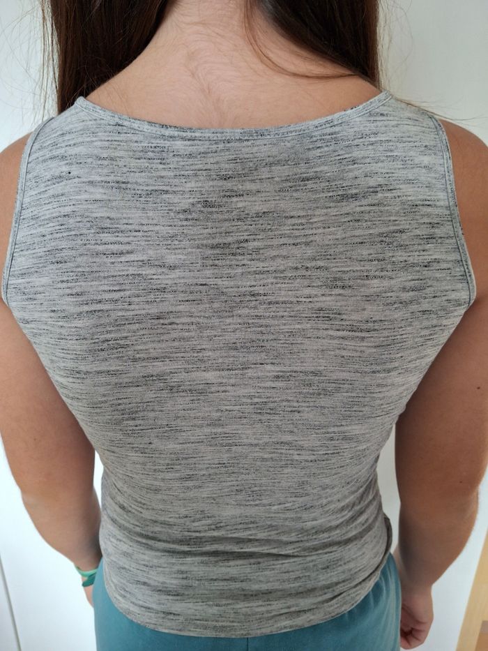 2 débardeurs basic  gris et noir - photo numéro 2