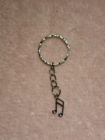 Porte clé note de musique