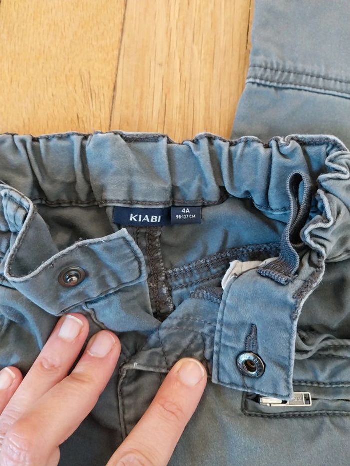 Pantalon tissu gris foncé (4A) - photo numéro 3