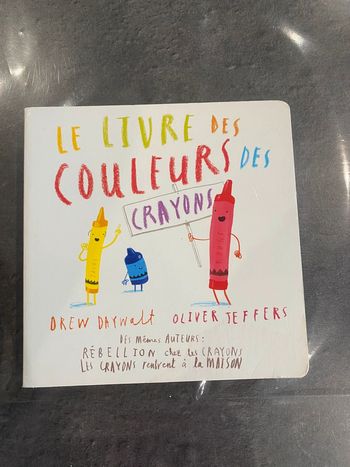Livre le livre des couleurs des crayons
