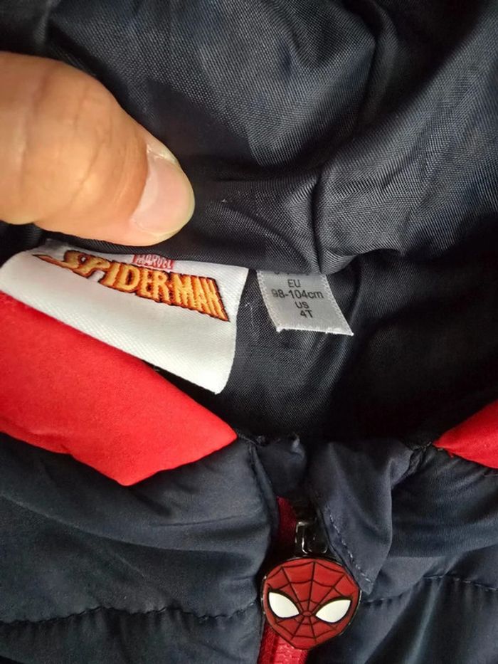 Doudoune sans manches spiderman - photo numéro 3