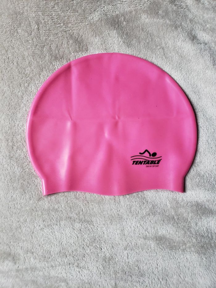 Bonnet natation fille silicone