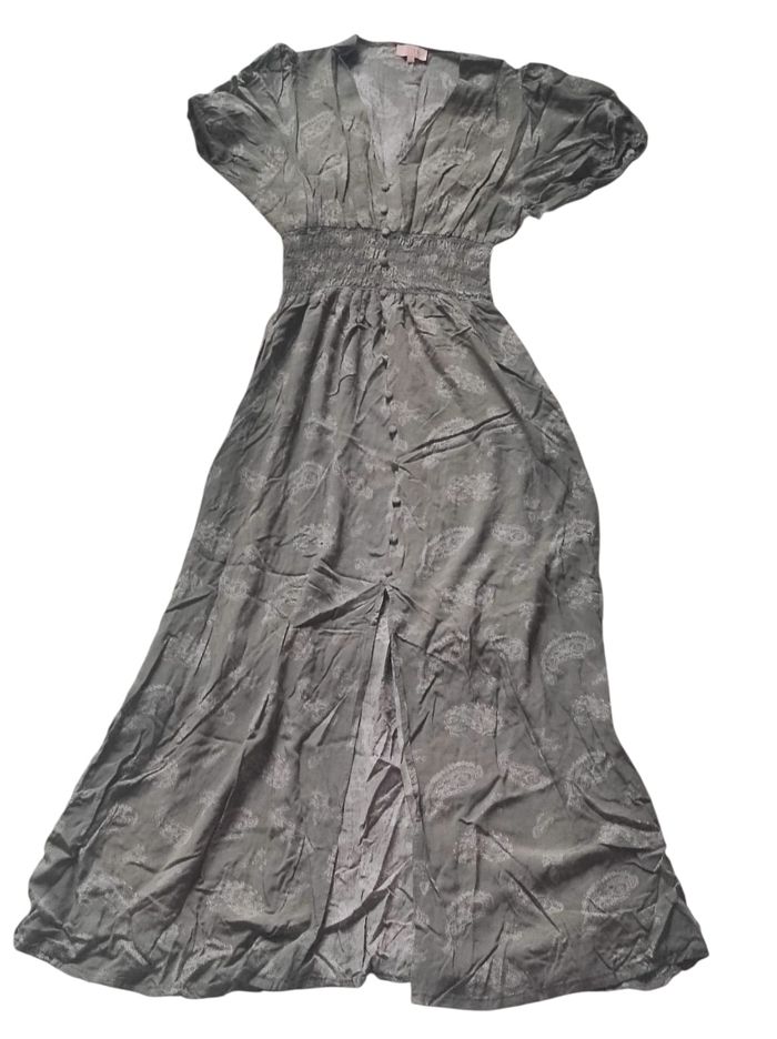 Robe longue imprimée fleurie T1 36