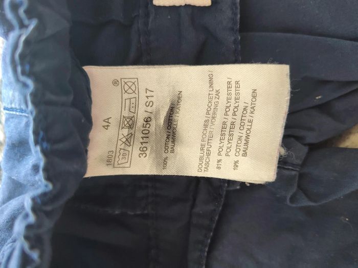 Short bermuda coton taille 4 ans - photo numéro 3