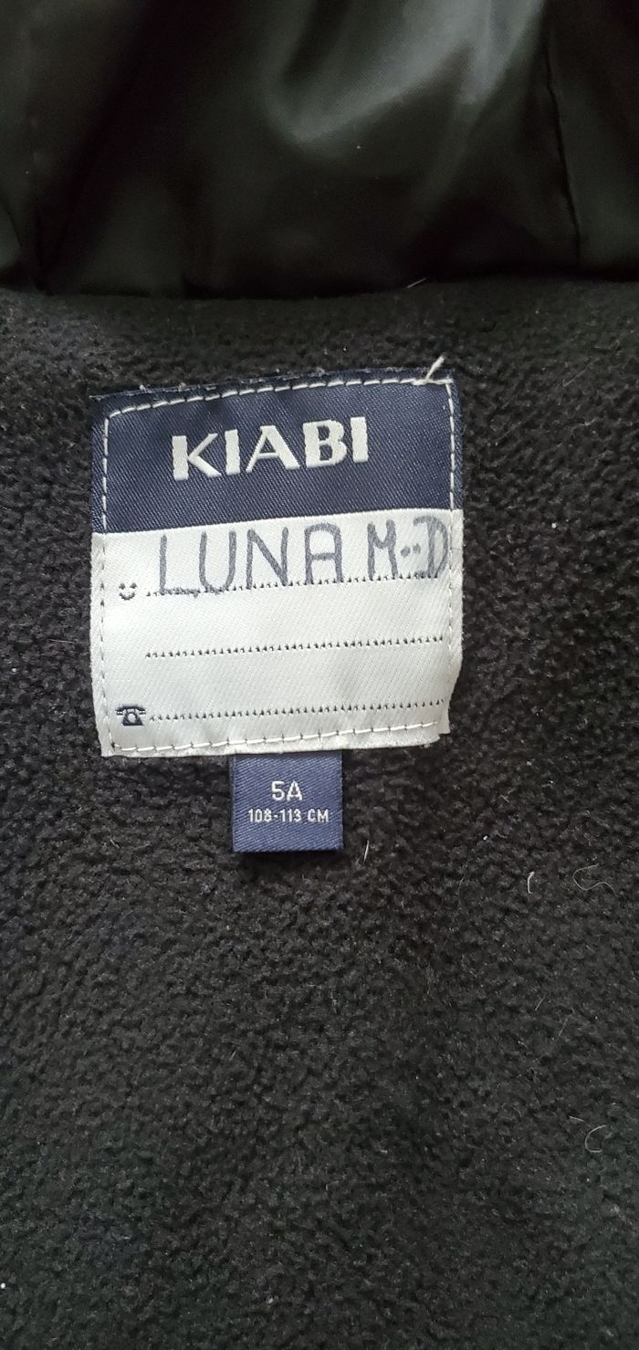 Doudoune noir fille 5 ans Kiabi - photo numéro 3