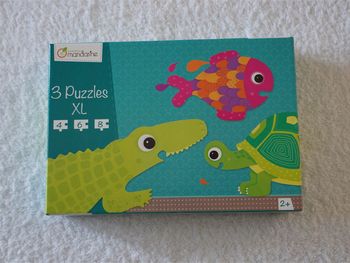 Jeu "3 puzzles XL" Avenue Mandarine pour enfants (2 ans +)
