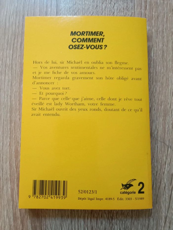 * Exbrayat - Mortimer comment osez-vous ? - photo numéro 2