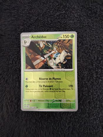 Carte brillante pokémon Archéduc