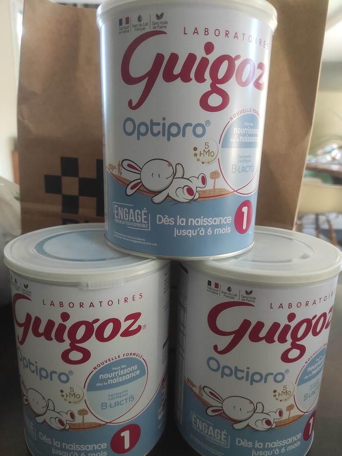 Guigoz optipro 3 boites