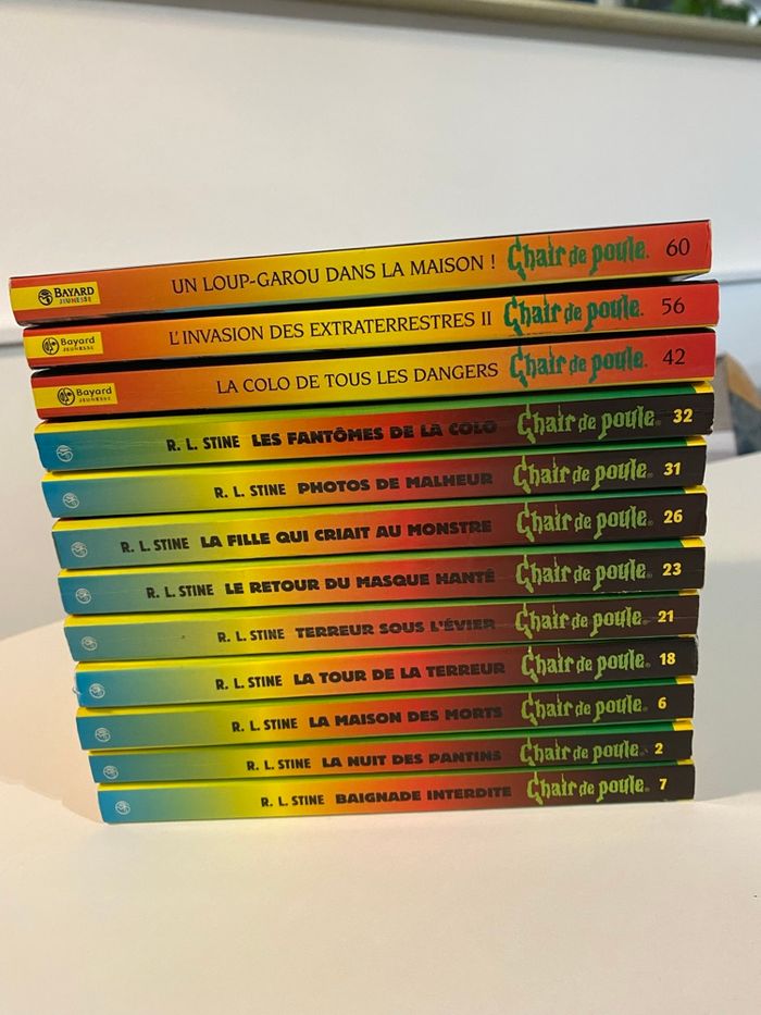 Lot 12 Livres Chair de Poule - photo numéro 3