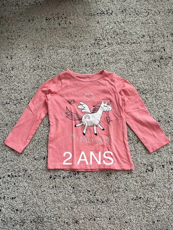 T-shirt fille 24 mois