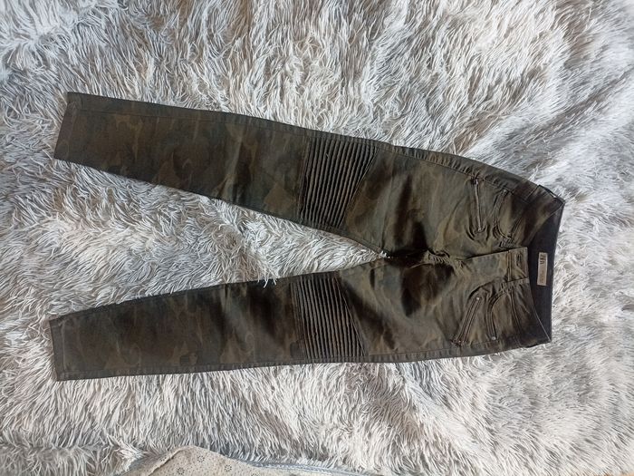 Pantalon skinny army camouflage femme taille S/36 Zara - photo numéro 7