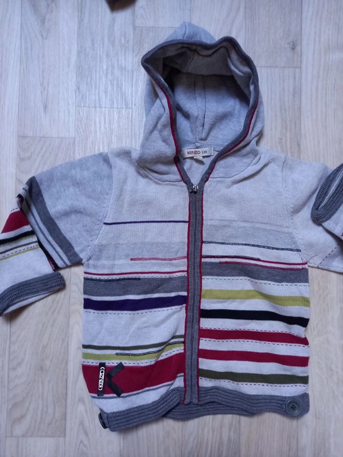 Gilet zippé à capuche