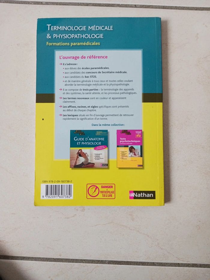 Livre terminologie médicale - photo numéro 3