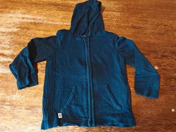 Gilet zippé marine garçon taille 36 mois Kiabi