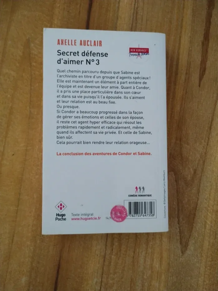 Saga "Secret défense d'aimer" - Tomes 1 à 3 - Axelle Auclair - photo numéro 11