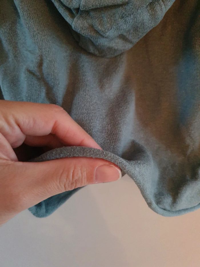 Joli pull vert taille 3 ans capuche - photo numéro 4