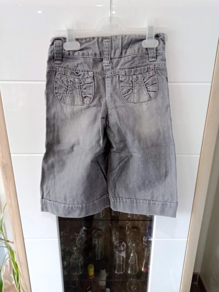 Pantacourt en jean fille 8 ans - photo numéro 2