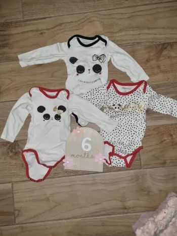 3 bodys manches longues