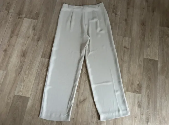 Gerard Darel, pantalon jambe évasé fluide, beige, femme, taille 42 - photo numéro 5