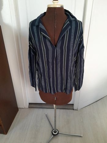 Chemisier mango rayé