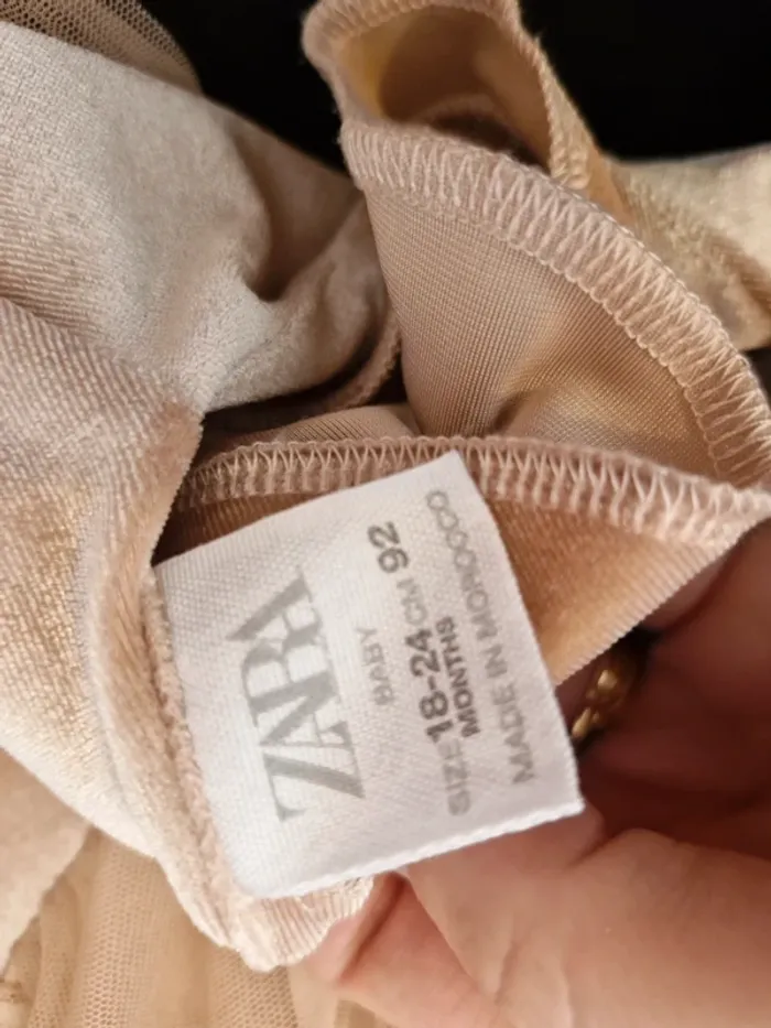 Robe velour rose - photo numéro 2
