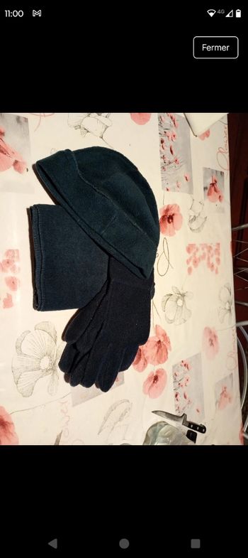 Écharpe, gants et Bonnet 