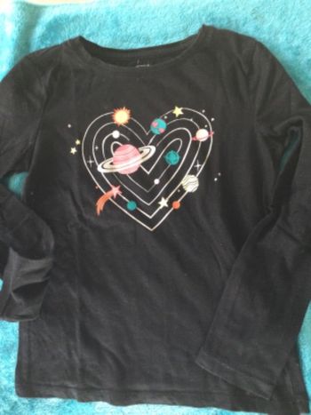 tee shirt manches longues gap  8 ans tbe